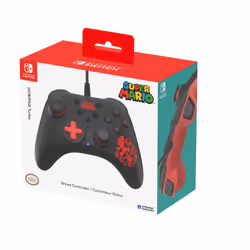 Hori HORIPAD Turbo Mario Noir, Rouge Manette de jeu Nintendo Switch - Vue supplémentaire 5