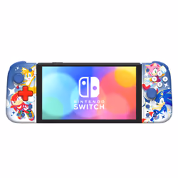 Hori Split Pad Compact Sonic, Manette de jeu, Nintendo Switch, Nintendo Switch OLED, Croix directionnelle, Touche Turbo, Bleu ...