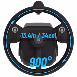 Hori Farming Vehicle Control System Volant PC 340 mm Noir USB - Vue supplémentaire 10