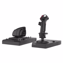 Hori HOTAS Flight Control System &amp; Mount pour Windows 11/10, Joystick + levier de commande du moteur, PC, Avec fil, USB,  ...