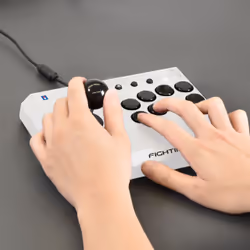 Hori Fighting Stick Mini Blanc, Noir USB Manche à air PC, PlayStation 4, PlayStation 5 - Vue supplémentaire 4