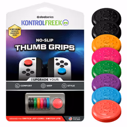 KontrolFreek 1510-JOY, Nintendo Switch, Poignée de manette de jeu analogique, Noir, Bleu, Vert, Orange, Rose, Violet, Rouge,  ...