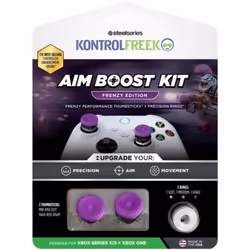 KontrolFreek Aim Boost Kit, Xbox One, Xbox Series S, Xbox Series X, Poignée de manette de jeu analogique, Violet, Caoutchouc, ...