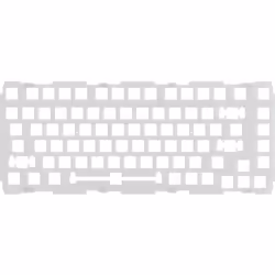 Glorious PC Gaming Race Switch Plate, Polycarbonate (PC), Blanc