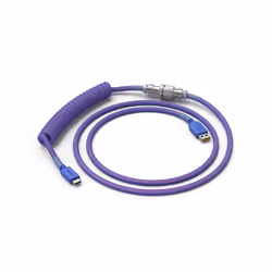 Glorious PC Gaming Race Coiled, Violet, 1,37 m, Glorious PC Gaming Race, 1 pièce(s), Tressé, USB Type-A, USB Type-C