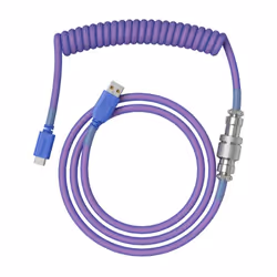 Glorious PC Gaming Race Coiled Violet 1,37 m USB Type-A, USB Type-C