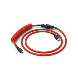 Glorious PC Gaming Race Coiled Rouge 1,37 m USB Type-A, USB Type-C