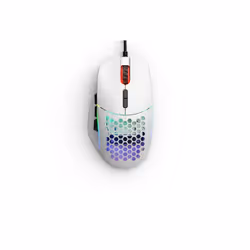 Glorious PC Gaming Race Model I, Droitier, Optique, USB Type-A, 19000 DPI, 1 ms, Blanc