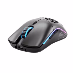 Glorious PC Gaming Race Model O-, Ambidextre, RF sans fil, 19000 DPI, 1 ms, Noir