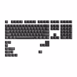 Glorious PC Gaming Race Doubleshot Keycaps V2, Capuchon de clavier, Acrylonitrile-Butadiène-Styrène (ABS), Noir