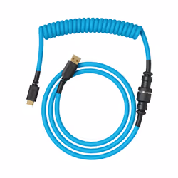 Glorious PC Gaming Race Coiled Bleu 1,37 m USB Type-A, USB Type-C