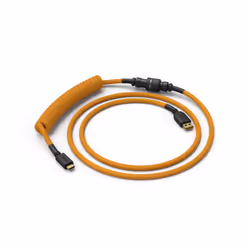Glorious PC Gaming Race Coiled, Or, 1,37 m, Glorious PC Gaming Race, 1 pièce(s), Tressé, USB Type-A, USB Type-C