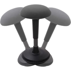 FLEXISPOT Tabouret Pivotant Chaise Ergonomique Réglable Capacité de Charge : 180kgBH4B Coussin Noir+Pied Noir