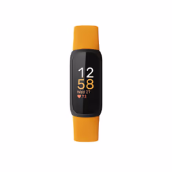 Fitbit Inspire 3, Brassard tracker d’activité, Imperméable, Orange