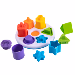 Fat Brain Toy Co. Plugzy, Silicone, Multicolore