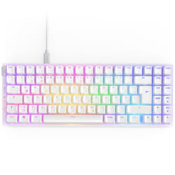 NZXT Function 2 MiniTKL clavier Universel USB QWERTY Allemand Blanc