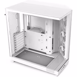 Boîtier Moyen-Tour - NZXT - H6 Flow - Double Chambre - Panneaux en Verre - 3 Ventilateurs 120 mm