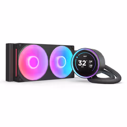 NZXT Kraken Elite 240 RGB, Refroidisseur de liquide tout-en-un, 12 cm, 75,12 cfm, Noir