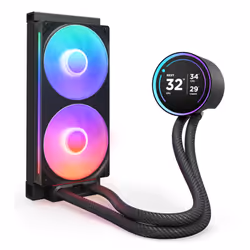 NZXT Kraken Elite 240 RGB Processeur Refroidisseur de liquide tout-en-un 12 cm Noir 1 pièce(s)