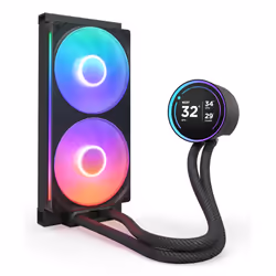 NZXT Kraken Elite 280 RGB Processeur Refroidisseur de liquide tout-en-un 14 cm Noir 1 pièce(s)