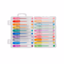 OOLY Mini Doodlers Stylos à encre gel avec bouchon Bleu, Cyan, Vert, Gris, Bleu clair, Vert clair, Magenta clair, Rose clair, Orange, Rose, Violet, Rouge, Rose, Turquoise, Violet, Jaune 20 pièce(s)