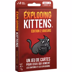 Asmodee Exploding Kittens : Édition 2 Joueurs, Jeu de cartes, Famille, 7 an(s), 10 min, Jeu familial