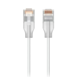 Ubiquiti UACC-Cable-Patch-EL-0.15M-W-24 câble de réseau Translucide, Blanc 0,15 m Cat6