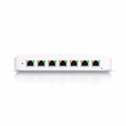 Ubiquiti Ultra 210W Géré L2 Gigabit Ethernet (10/100/1000) Connexion Ethernet, supportant l'alimentation via ce port (PoE) Blanc