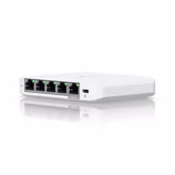 Ubiquiti UniFi Flex Mini 2.5G Géré 2.5G Ethernet (100/1000/2500) Connexion Ethernet, supportant l'alimentation via ce port (PoE) Bureau Blanc