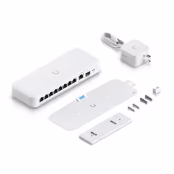 Ubiquiti UniFi Flex 2.5G Géré L2 2.5G Ethernet (100/1000/2500) Connexion Ethernet, supportant l'alimentation via ce port (PoE) Montage sur le bureau ou sur le mur Blanc - Vue supplémentaire 2