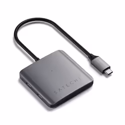 Satechi ST-UC4PHM hub & concentrateur USB 3.2 Gen 1 (3.1 Gen 1) Type-C 5000 Mbit/s Gris