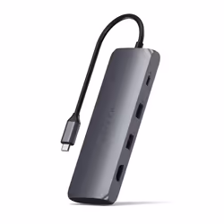Satechi ST-UCHSEM station d'accueil Avec fil USB 3.2 Gen 2 (3.1 Gen 2) Type-A Gris