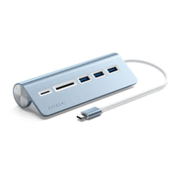 Satechi ST-TCHCRB Avec fil USB 3.2 Gen 1 (3.1 Gen 1) Type-C Bleu