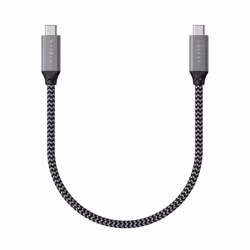 Satechi ST-U4C25M, 0,25 m, USB C, USB C, USB4 Gen 3x2, 40000 Mbit/s, Noir, Gris