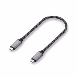 Satechi ST-U4C25M câble USB 0,25 m USB4 Gen 3x2 USB C Noir, Gris - Vue supplémentaire 4
