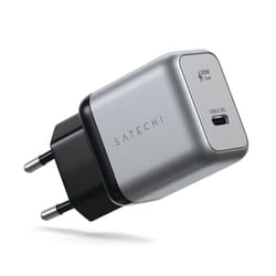 Satechi ST-UC30WCM-EU chargeur d'appareils mobiles Universel Noir, Argent Secteur Intérieure