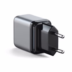 Satechi ST-UC30WCM-EU chargeur d'appareils mobiles Universel Noir, Argent Secteur Intérieure