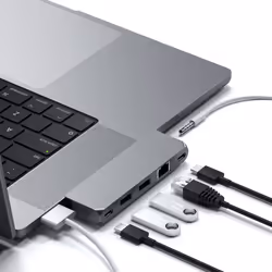 Satechi Pro Hub Mini Avec fil USB 3.2 Gen 1 (3.1 Gen 1) Type-C Gris