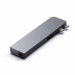 Satechi ST-UCPHMXM station d'accueil 2 x USB 3.2 Gen 2 (3.1 Gen 2) Type-C Gris