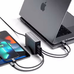 Satechi ST-UC165GM-EU chargeur d'appareils mobiles Universel Noir, Gris Secteur Charge rapide Intérieure - Vue supplémentaire 4