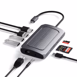 Satechi ST-U4MA3M station d'accueil USB Type-C Gris - Vue supplémentaire 4