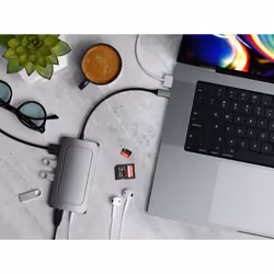Satechi ST-U4MA3M station d'accueil USB Type-C Gris - Vue supplémentaire 7