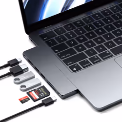 Satechi ST-HUCPHSM station d'accueil USB 3.2 Gen 2 (3.1 Gen 2) Type-C Gris - Vue supplémentaire 6