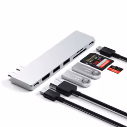 Satechi ST-HUCPHSS station d'accueil USB 3.2 Gen 2 (3.1 Gen 2) Type-C Argent - Vue supplémentaire 4