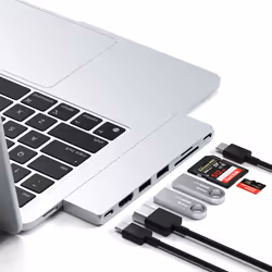 Satechi ST-HUCPHSS station d'accueil USB 3.2 Gen 2 (3.1 Gen 2) Type-C Argent - Vue supplémentaire 5