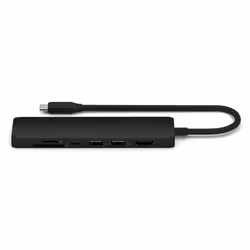 Satechi ST-P7SK hub & concentrateur USB Type-C 10000 Mbit/s Noir