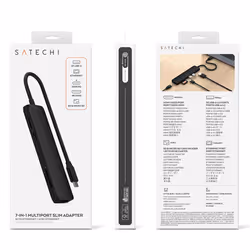 Satechi ST-P7SK hub & concentrateur USB Type-C 10000 Mbit/s Noir - Vue supplémentaire 7