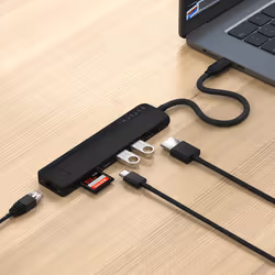 Satechi ST-P7SK hub & concentrateur USB Type-C 10000 Mbit/s Noir - Vue supplémentaire 8