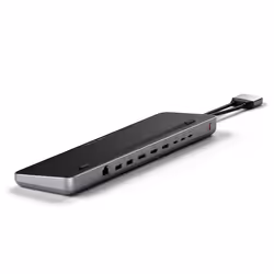 Satechi ST-DDSM, M.2, SATA, 10 Gbit/s, Connectivité USB, Noir, Argent