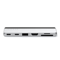 Satechi ST-HSP9P station d'accueil USB 3.2 Gen 2 (3.1 Gen 2) Type-C Argent